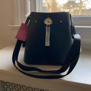 Kate spade - Marti pebbled leather small bucket bag